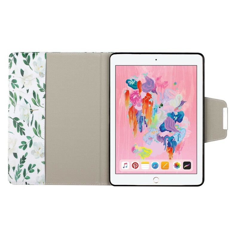 Læder Cover iPad 10.2" (2020) (2019) / Air 10.5" / Pro 10.5" Ultimative Blomster