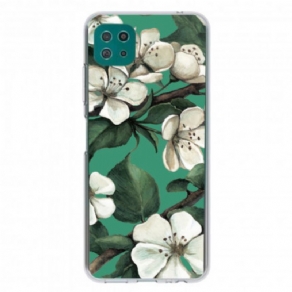 Cover Samsung Galaxy A22 5G Farverig Blomst