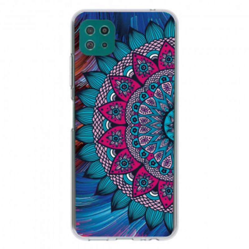 Cover Samsung Galaxy A22 5G Farverig Mandala