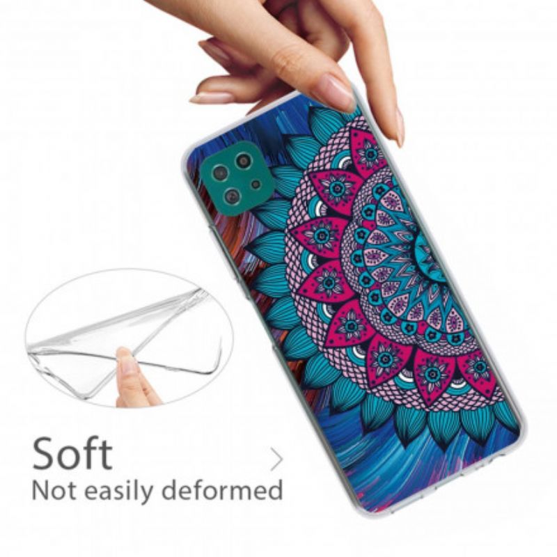 Cover Samsung Galaxy A22 5G Farverig Mandala