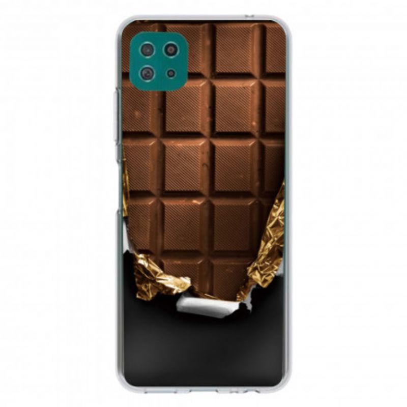 Cover Samsung Galaxy A22 5G Fleksibel Chokolade