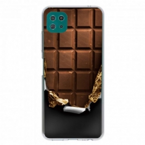 Cover Samsung Galaxy A22 5G Fleksibel Chokolade