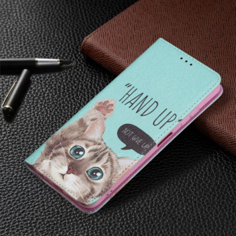 Cover Samsung Galaxy A22 5G Flip Cover Hånd Op