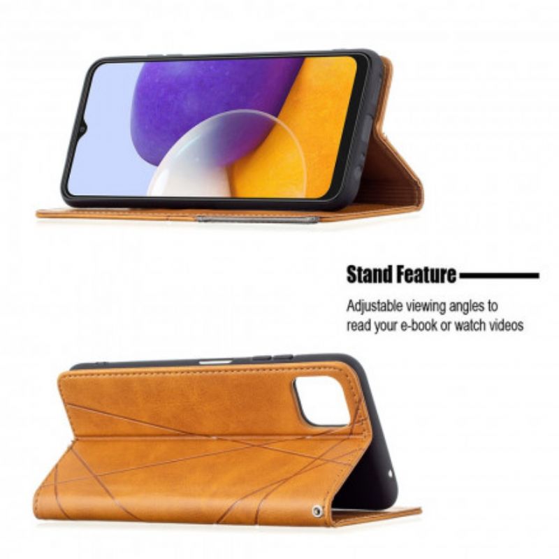 Cover Samsung Galaxy A22 5G Flip Cover Kunstnerstil