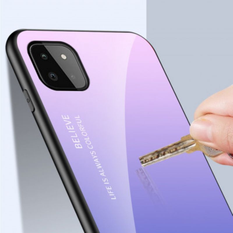 Cover Samsung Galaxy A22 5G Hej Hærdet Glas