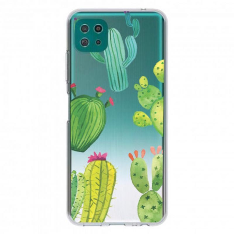 Cover Samsung Galaxy A22 5G Kaktus Akvarel