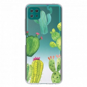 Cover Samsung Galaxy A22 5G Kaktus Akvarel