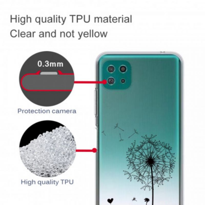 Cover Samsung Galaxy A22 5G Mælkebøttekærlighed