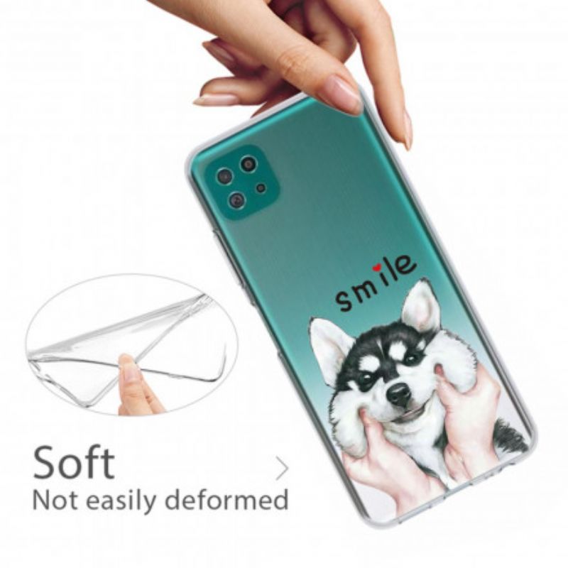 Cover Samsung Galaxy A22 5G Smil Hund