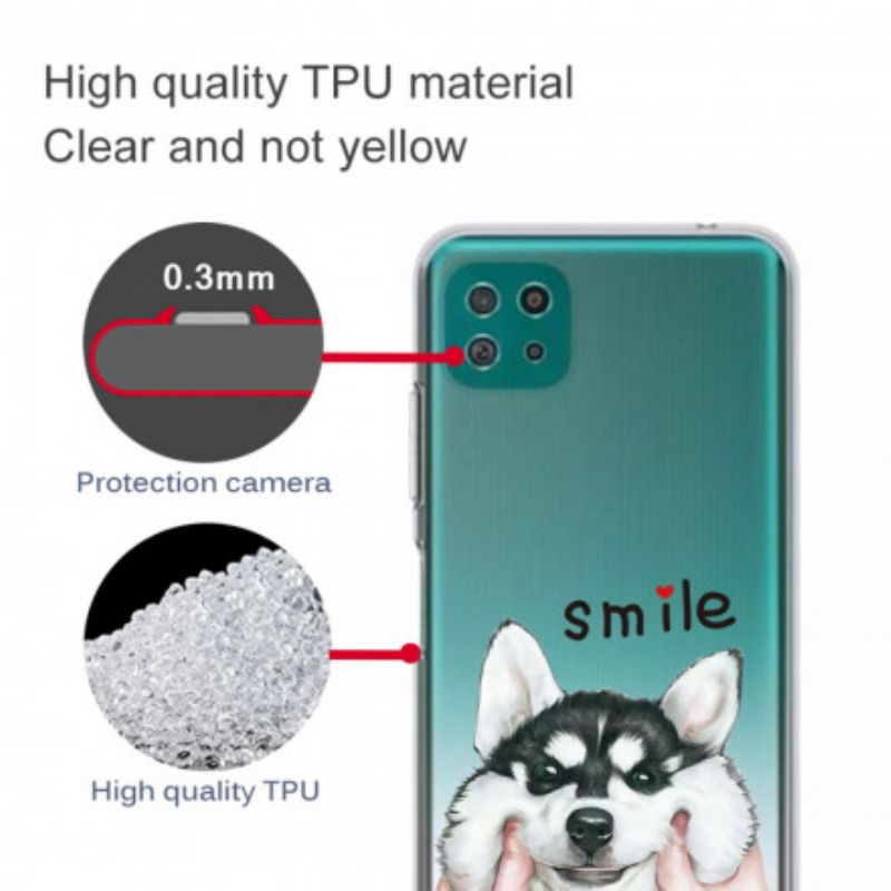 Cover Samsung Galaxy A22 5G Smil Hund