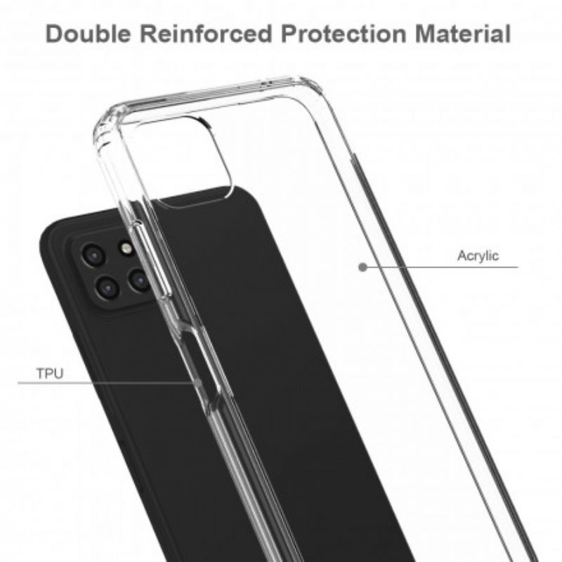 Cover Samsung Galaxy A22 5G Transparente Forstærkede Hjørner