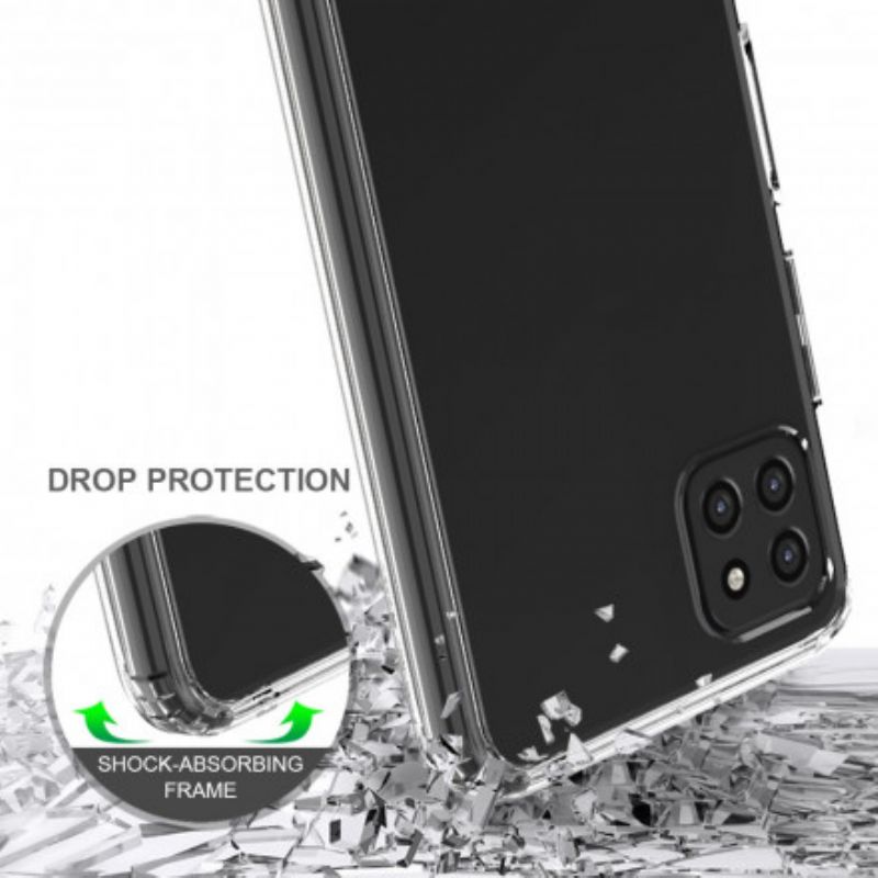 Cover Samsung Galaxy A22 5G Transparente Forstærkede Hjørner