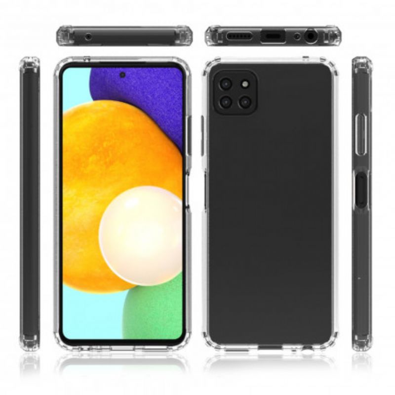 Cover Samsung Galaxy A22 5G Transparente Forstærkede Hjørner