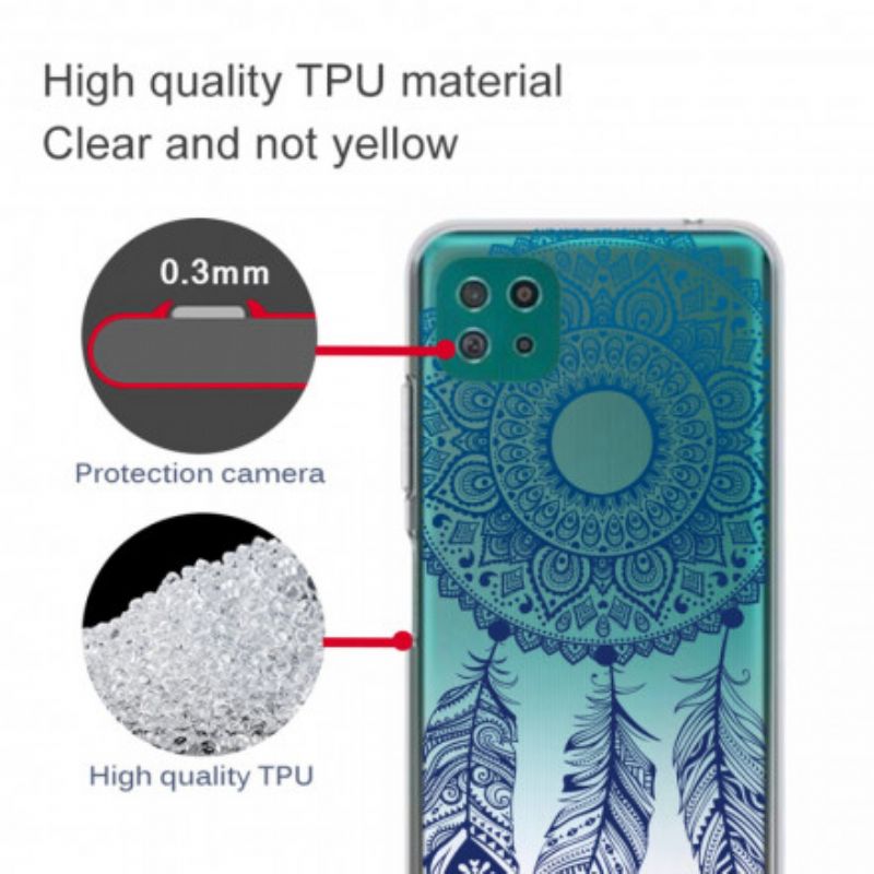 Cover Samsung Galaxy A22 5G Unik Blomstermandala