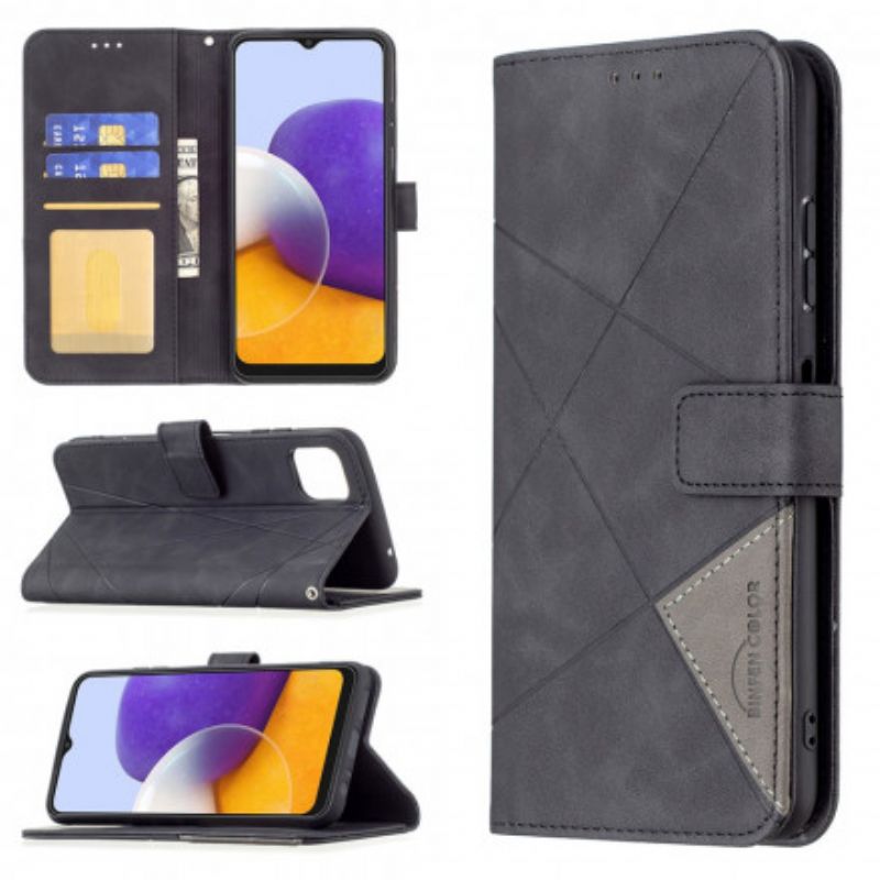 Flip Cover Samsung Galaxy A22 5G Binfen Farvetrekanter