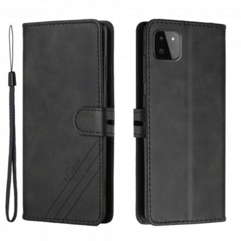 Flip Cover Samsung Galaxy A22 5G Faux Læder Best Case