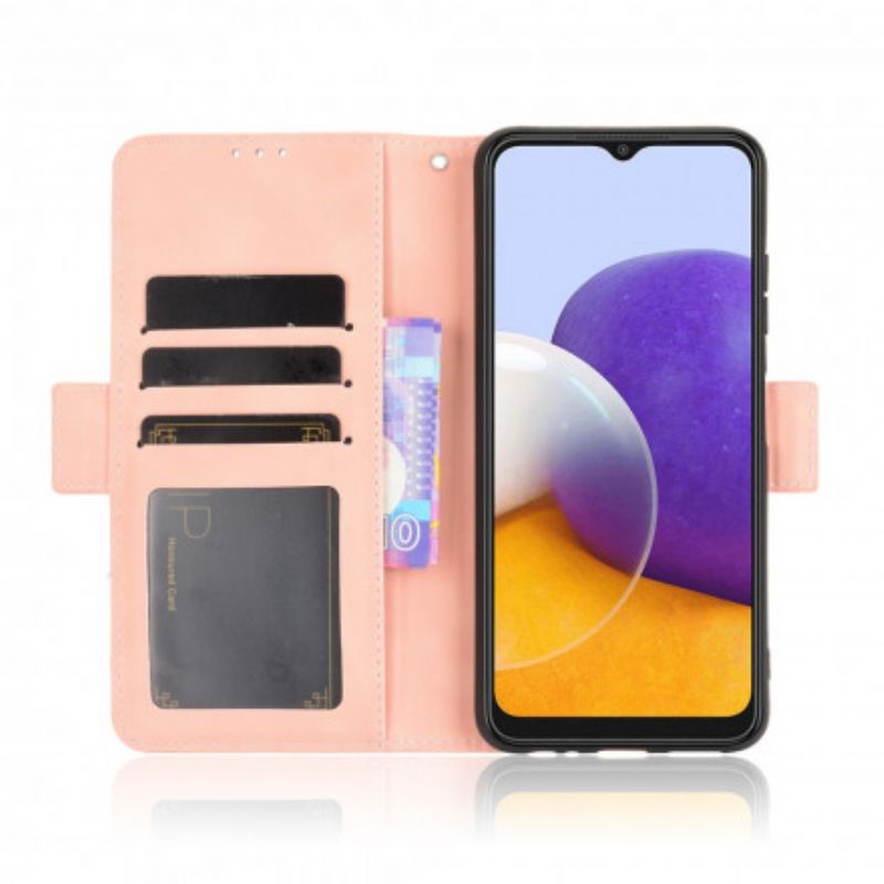 Flip Cover Samsung Galaxy A22 5G Førsteklasses Multikort