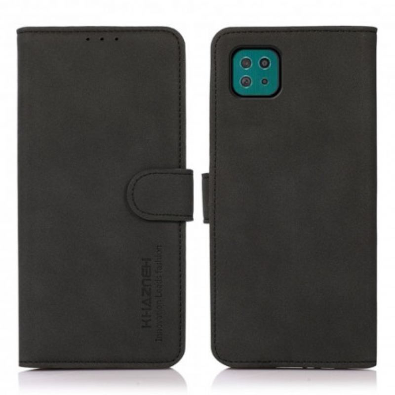 Flip Cover Samsung Galaxy A22 5G Khazneh Modelædereffekt