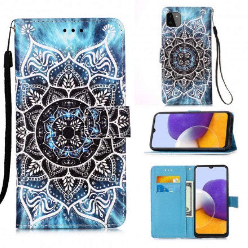 Flip Cover Samsung Galaxy A22 5G Mandala I Himlen