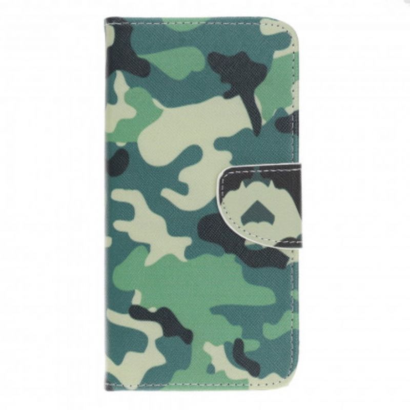 Flip Cover Samsung Galaxy A22 5G Militær Camouflage