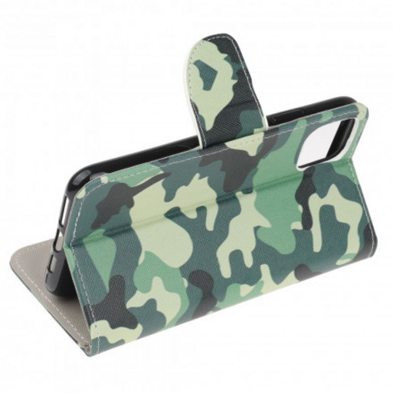 Flip Cover Samsung Galaxy A22 5G Militær Camouflage