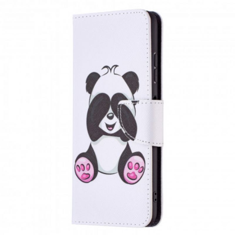 Flip Cover Samsung Galaxy A22 5G Panda Sjov