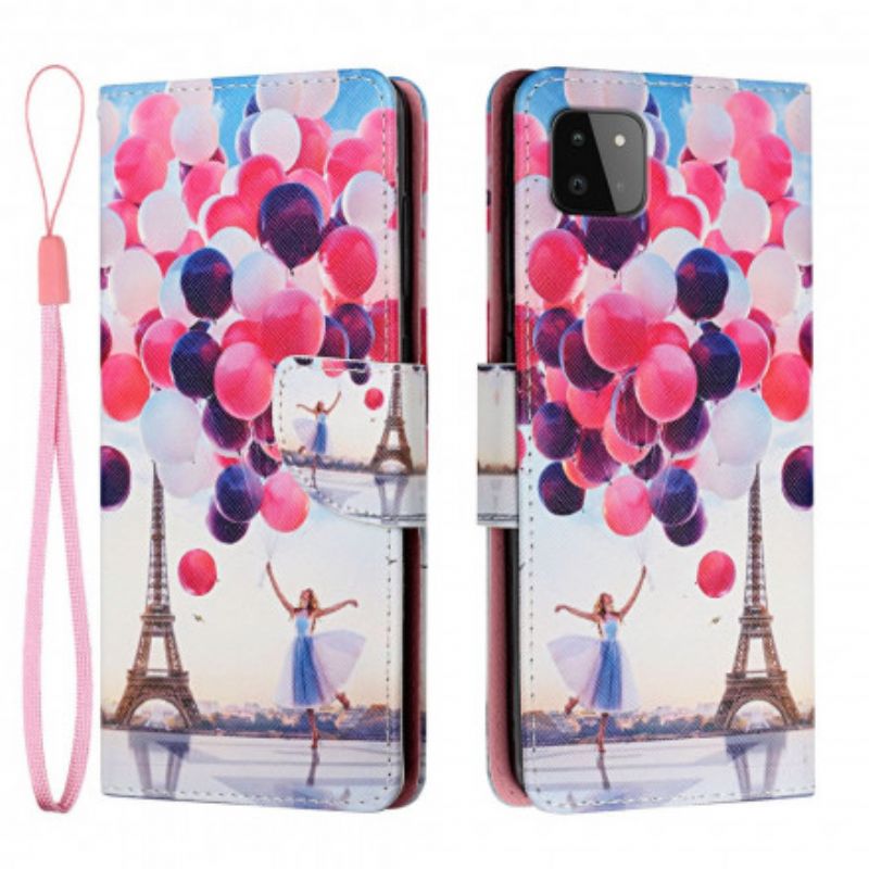 Flip Cover Samsung Galaxy A22 5G Paris Balloner