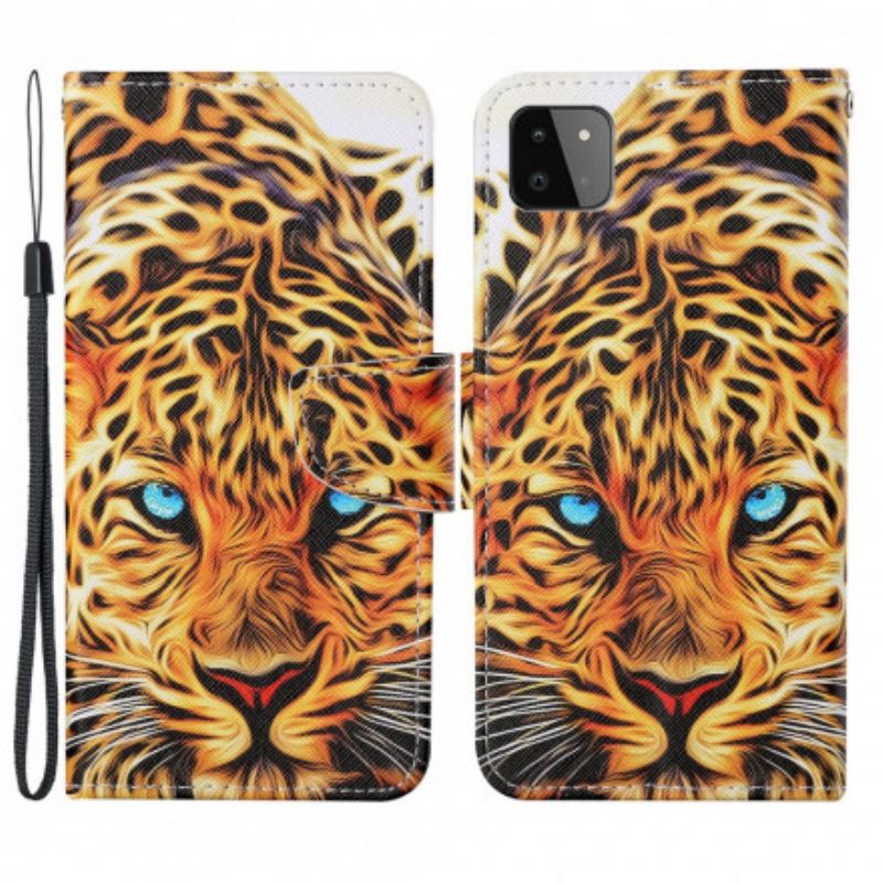 Flip Cover Samsung Galaxy A22 5G Tiger Med Snor