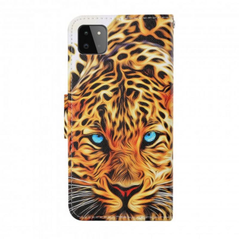 Flip Cover Samsung Galaxy A22 5G Tiger Med Snor