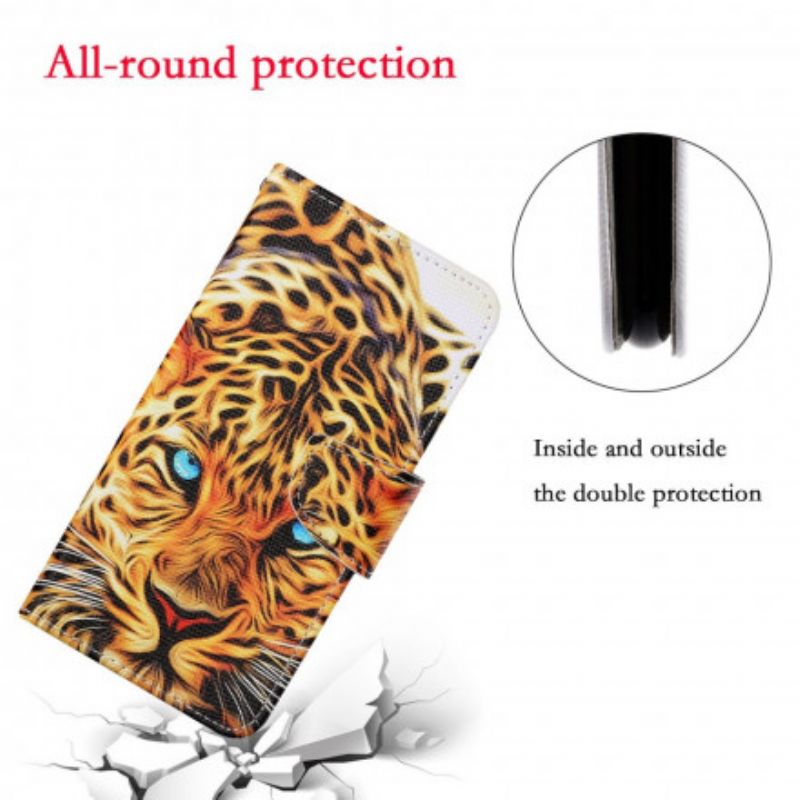 Flip Cover Samsung Galaxy A22 5G Tiger Med Snor