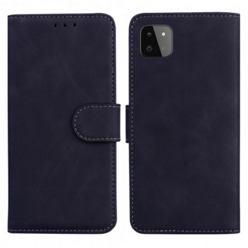 Flip Cover Samsung Galaxy A22 5G Vintage Couture Læderstil