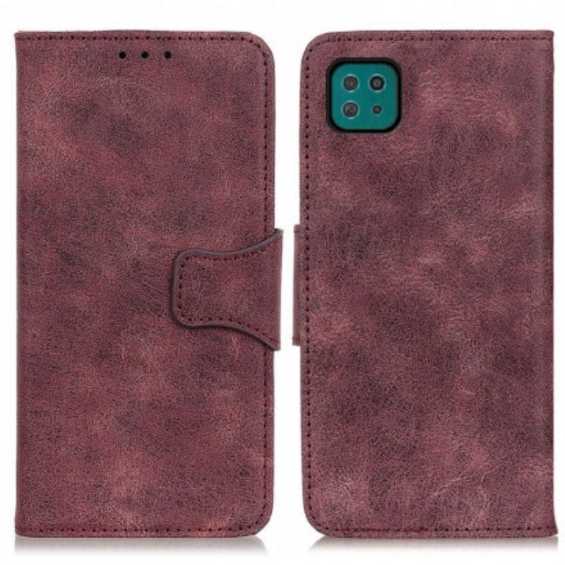 Flip Cover Samsung Galaxy A22 5G Vintage Split Læder