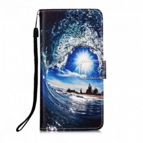 Læder Cover Samsung Galaxy A22 5G Kiff The Wave