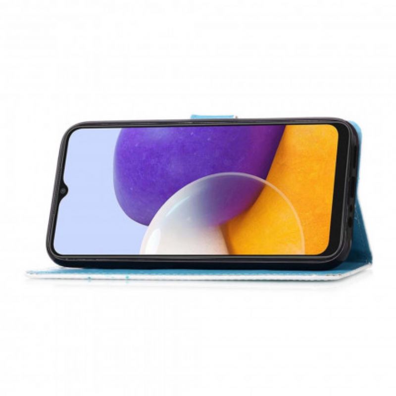 Læder Cover Samsung Galaxy A22 5G Kiff The Wave