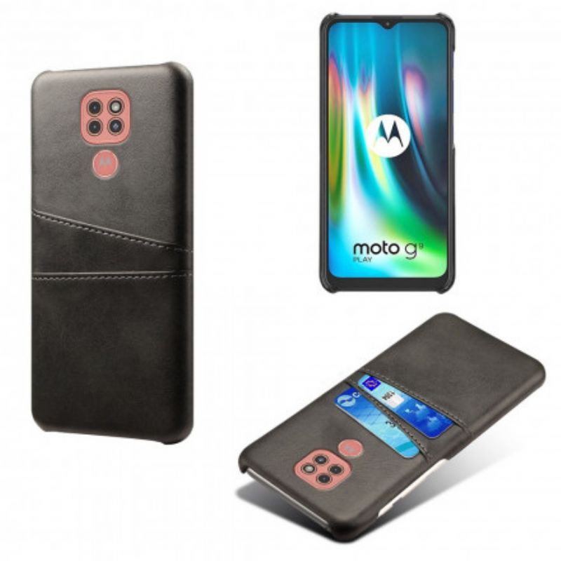 Cover Moto G9 Play Dobbeltkortholder Ksq