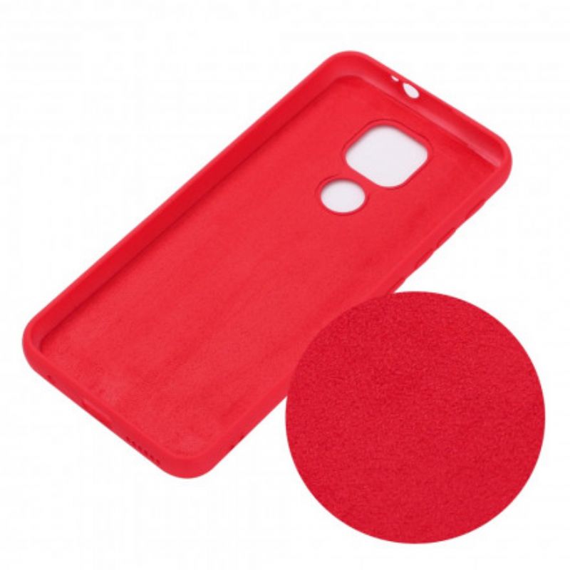 Cover Moto G9 Play Flydende Silikonedesign Med Snor