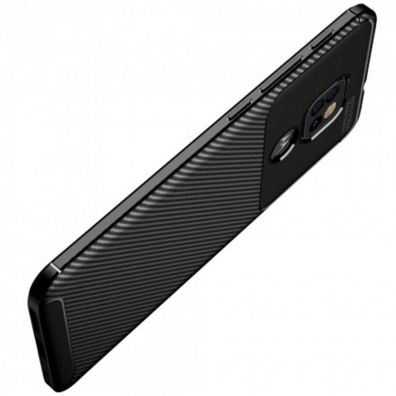 Cover Moto G9 Play Kulfiberteksturslange