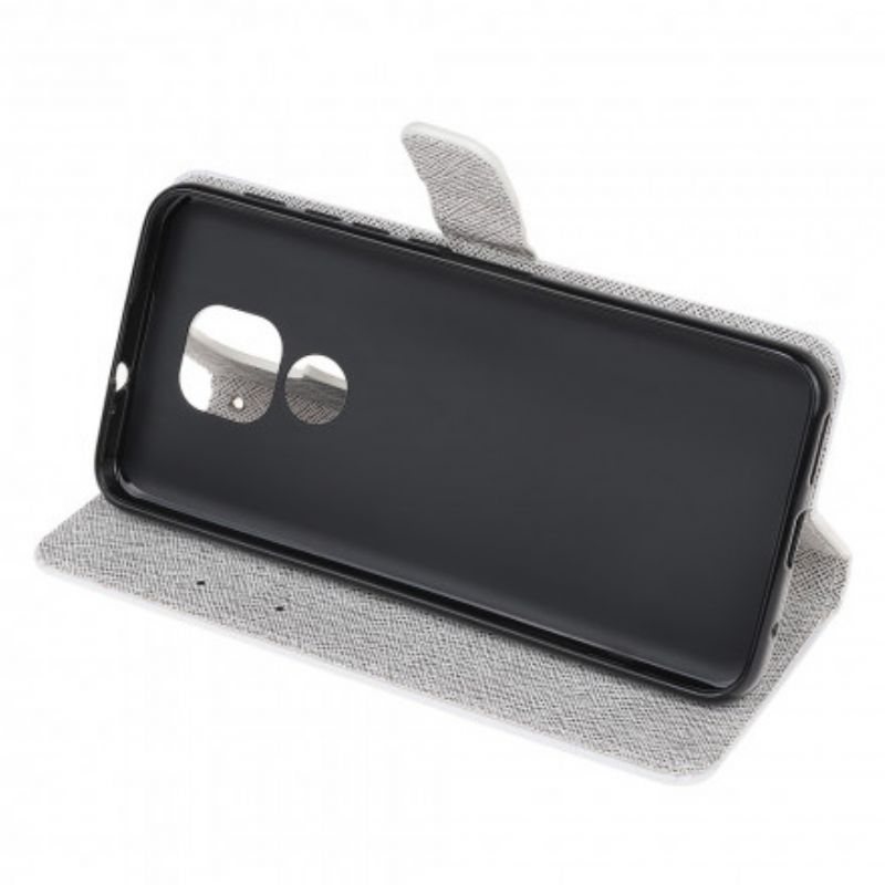 Flip Cover Moto G9 Play Med Snor Funky Katte Med Rem