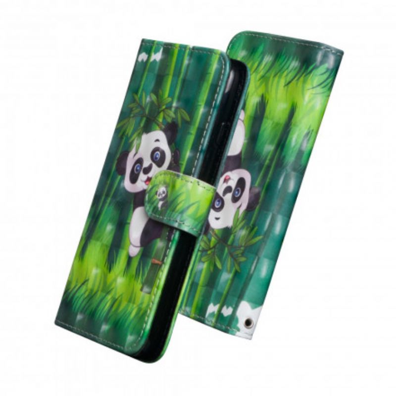 Flip Cover Moto G9 Play Panda Og Bambus