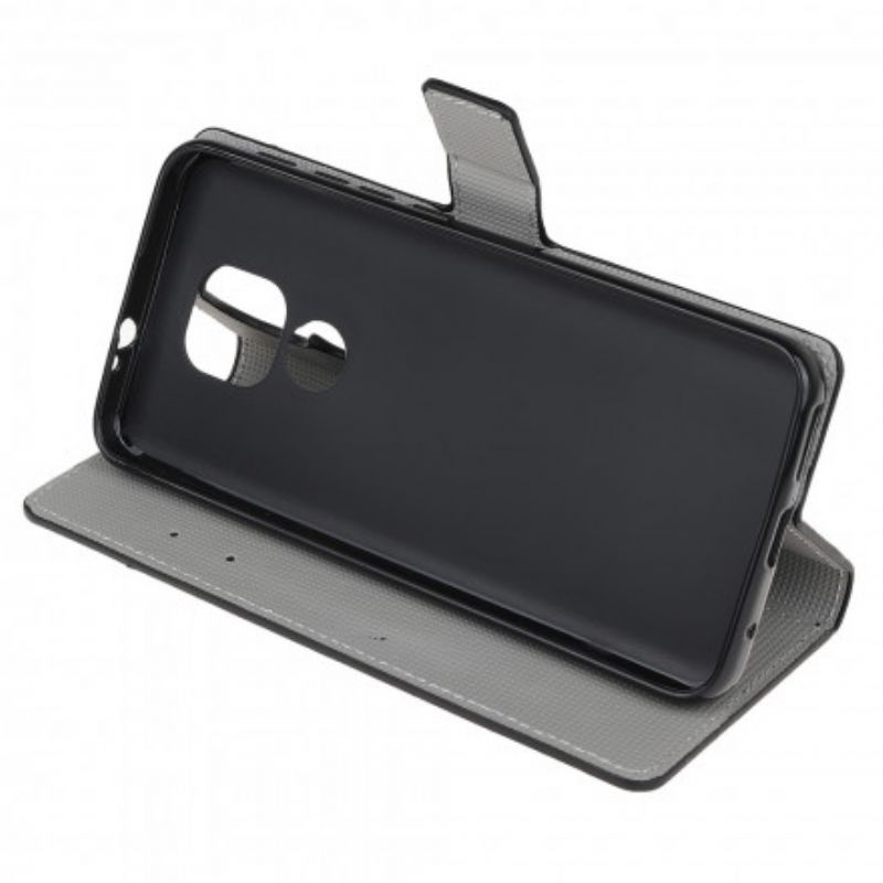 Flip Cover Moto G9 Play Tropiske Blomster