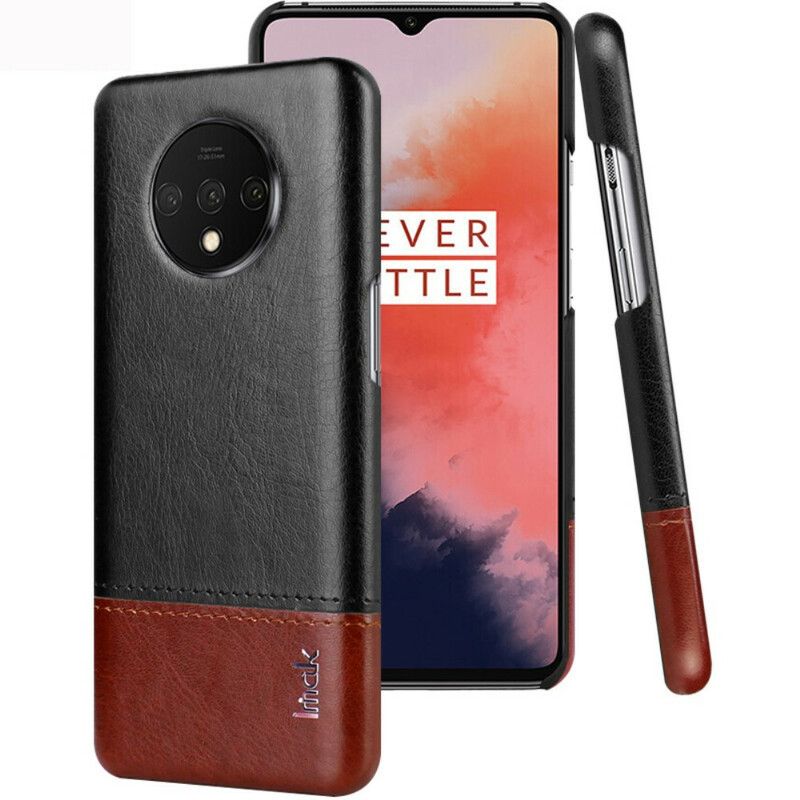 Cover OnePlus 7T Imak Ruiyi Series Lædereffekt