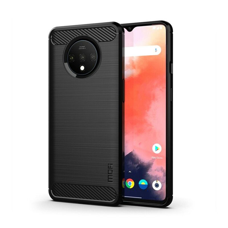 Cover OnePlus 7T Mofi Børstet Kulfiber