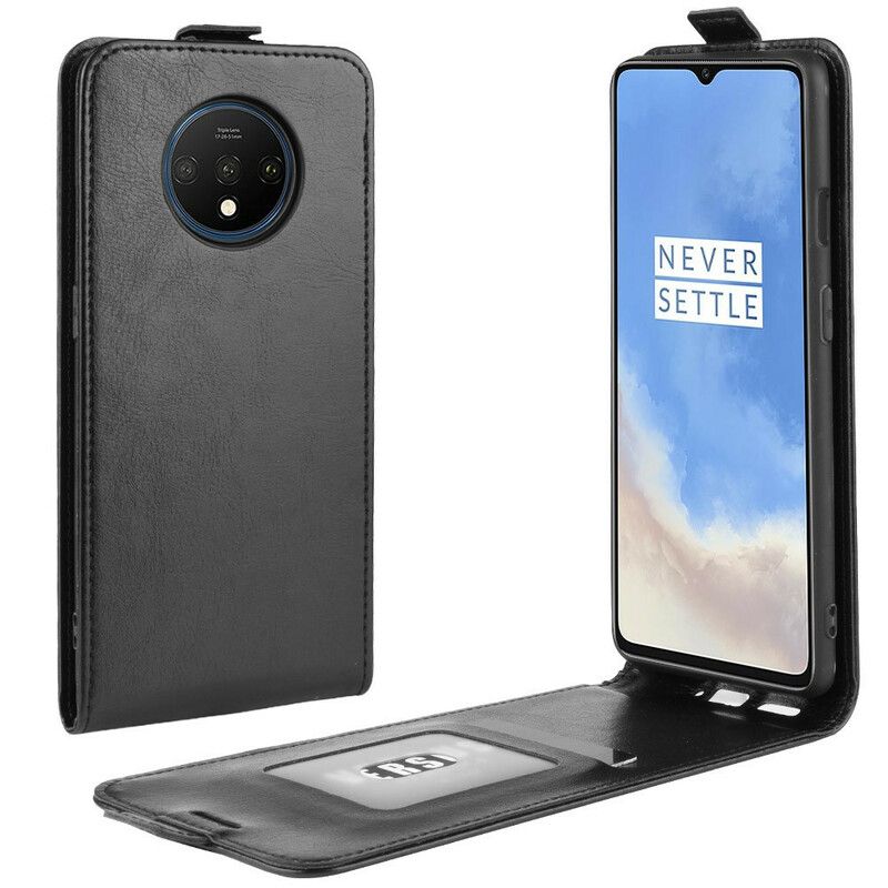 Læder Cover OnePlus 7T Flip Cover Foldbar