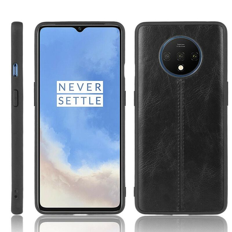 Mobilcover OnePlus 7T Stil Lædersøm