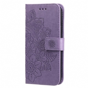 Læder Cover Xiaomi 13 Med Snor Strappy Mandala