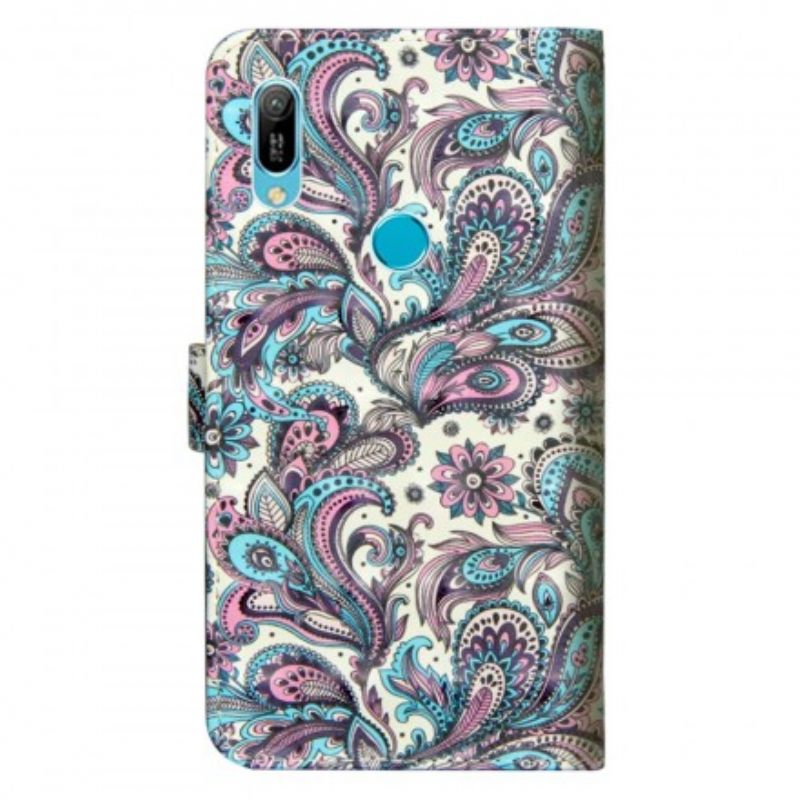 Flip Cover Huawei Y6 2019 / Honor 8A Blomstermønstre