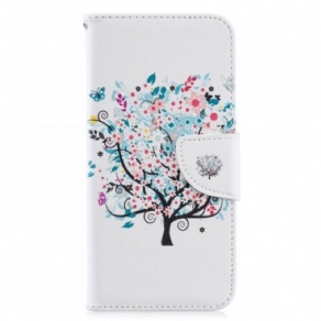 Flip Cover Huawei Y6 2019 / Honor 8A Blomstret Træ