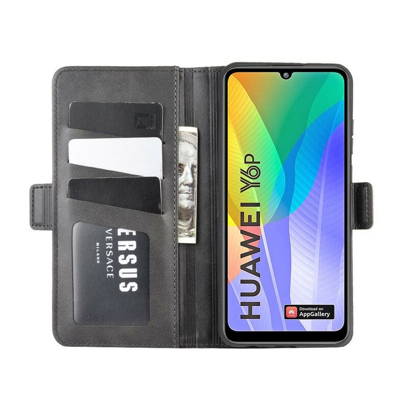 Flip Cover Huawei Y6 2019 / Honor 8A Læder Cover Dobbeltklap