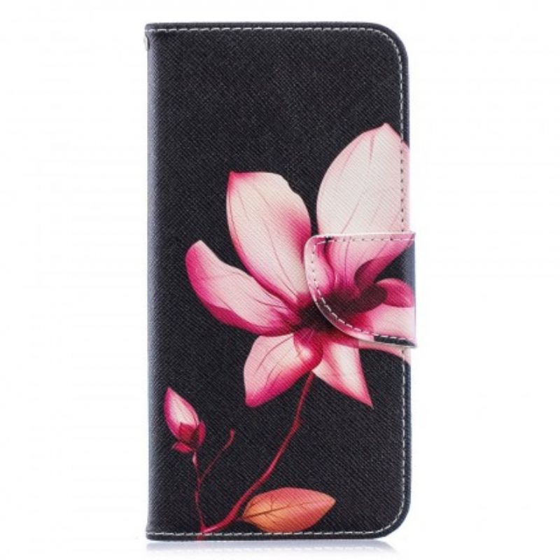 Flip Cover Huawei Y6 2019 / Honor 8A Pink Blomst