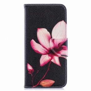 Flip Cover Huawei Y6 2019 / Honor 8A Pink Blomst